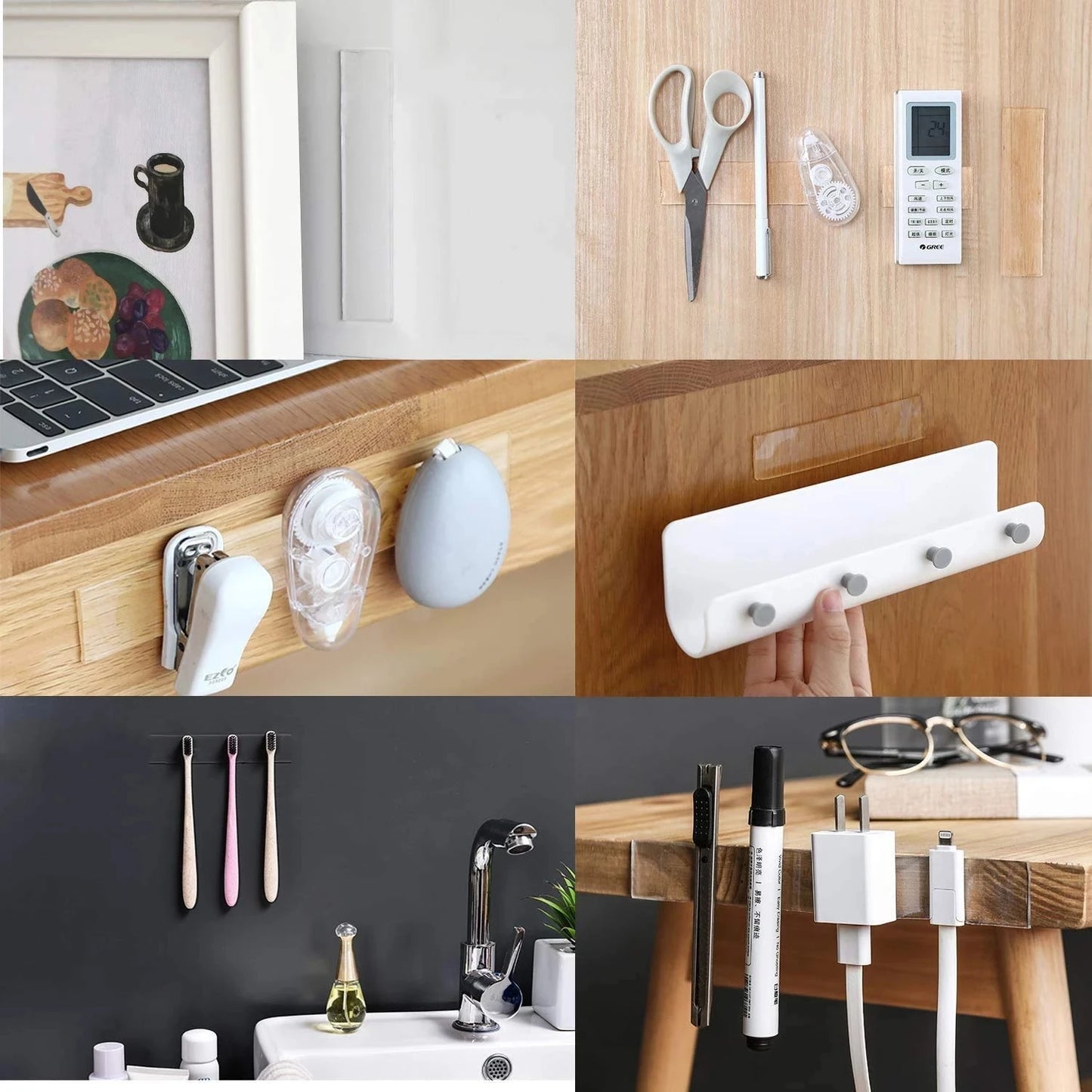 Double Sided Tape Transparent Nano Tracsless Stickers Reusable