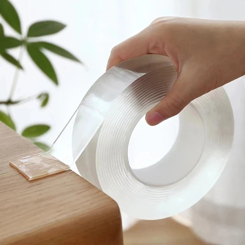 1/2/3/5M Nano Tape Double Sided Tape Transparent Reusable Waterproof