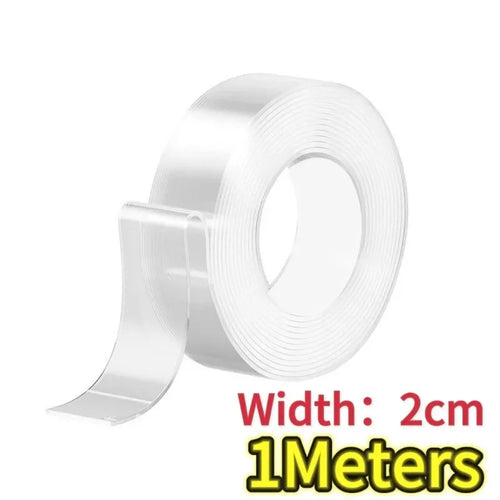 1/2/3/5m Nano Tape Double Sided Tape Transparent NoTrace Reusable