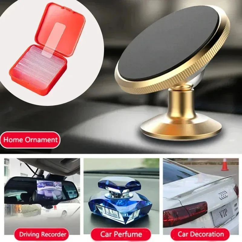 10-480pcs Reusable Super Strong Double-Sided Tape, Nano Transparent