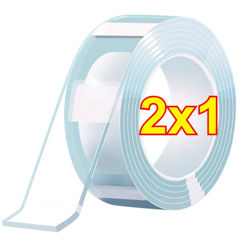 1M/2M/3/5M Transparent Nano Tape Washable and Reusable Double-sided