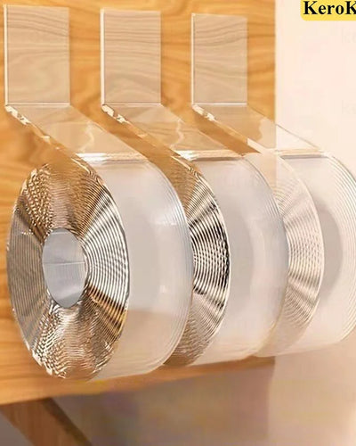 1/3/5M Double Sided Tape Transparent Acrylic Reusable Waterproof