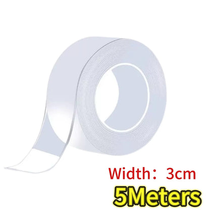 1/2/3/5m Nano Tape Double Sided Tape Transparent NoTrace Reusable