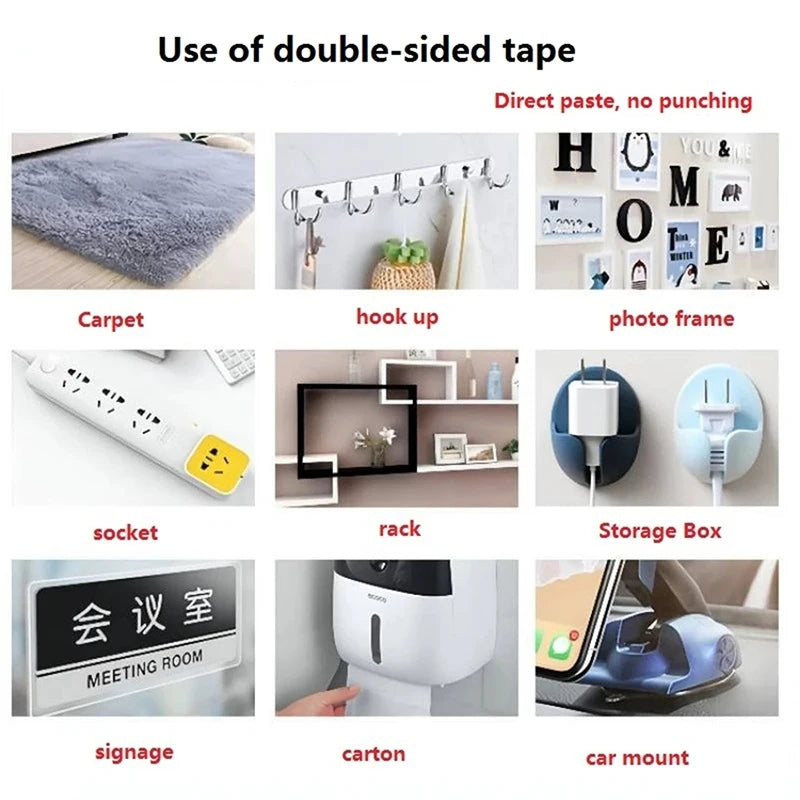 Double Sided Adhesive Tape Strong Transparent Nano Double Sided Sticky