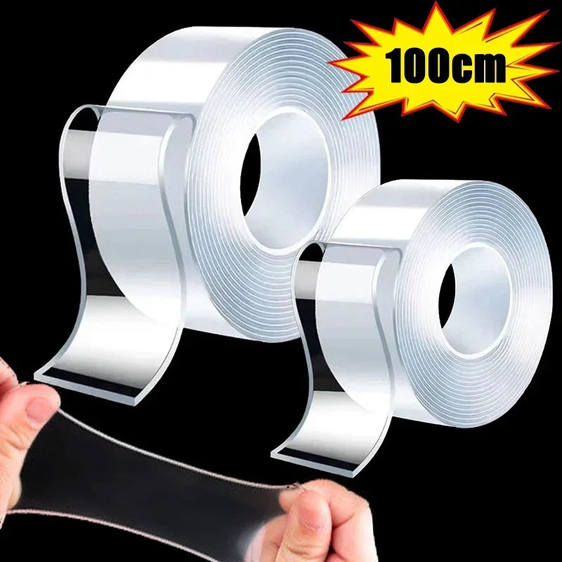 3M Transparent Double Sided Tape Waterproof Wall Sticker Nano Tape
