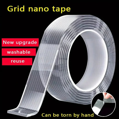 1-5m Ultra-strong Double-sided Adhesive Nano Tape Clear Removable
