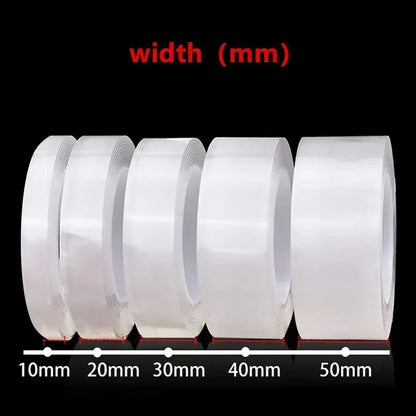 Adhesives Sealers Tape Super Strong Double-Sided Tape Reusable Two