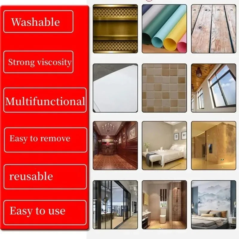 1/2/3/5m Nano Tape Double Sided Tape Transparent NoTrace Reusable