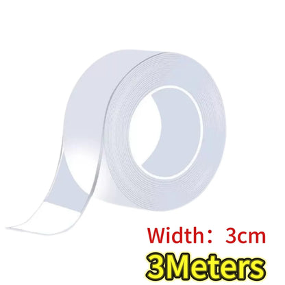 1/2/3/5m Nano Tape Double Sided Tape Transparent NoTrace Reusable