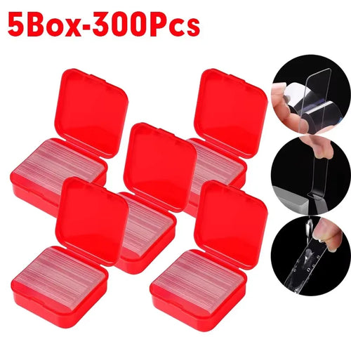 10-480pcs Reusable Super Strong Double-Sided Tape, Nano Transparent