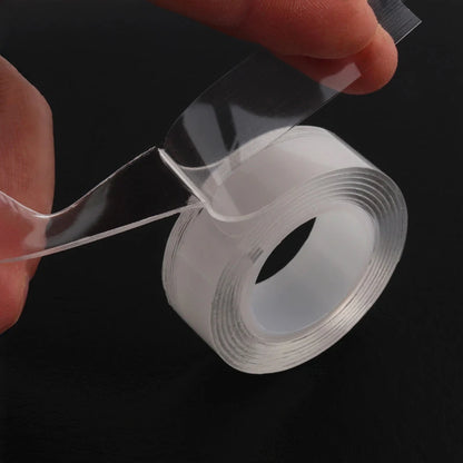 Nano Double Sided Tape Heavy Duty Transparent Adhesive Strips Strong