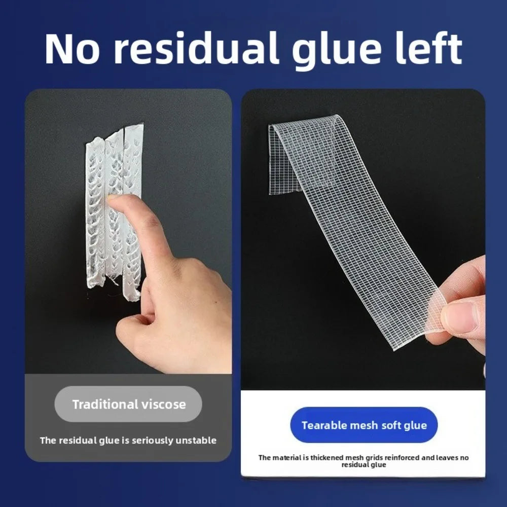 Nano Grid Tape Acrylic Double-Sided Transparent Waterproof