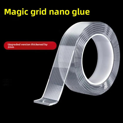 Nano Grid Tape Acrylic Double-Sided Transparent Waterproof