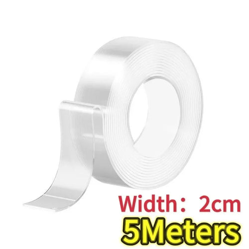 1/2/3/5m Nano Tape Double Sided Tape Transparent NoTrace Reusable