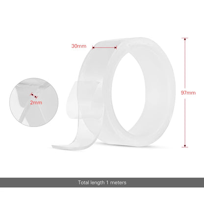 1M Washable Traceless Double-sided Adhesive Tape Removable Reusable