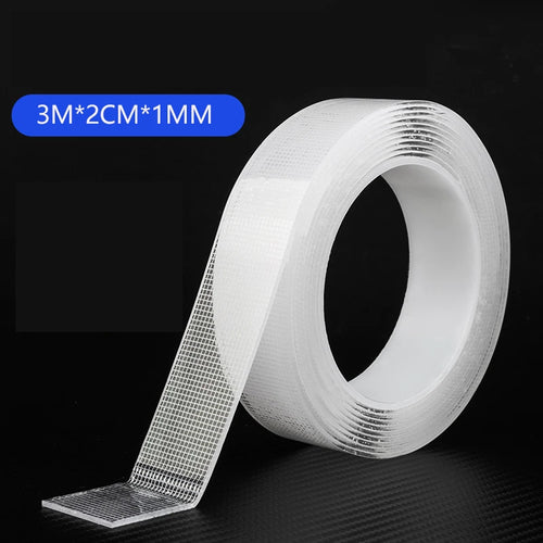Nano Grid Tape Acrylic Double-Sided Transparent Waterproof