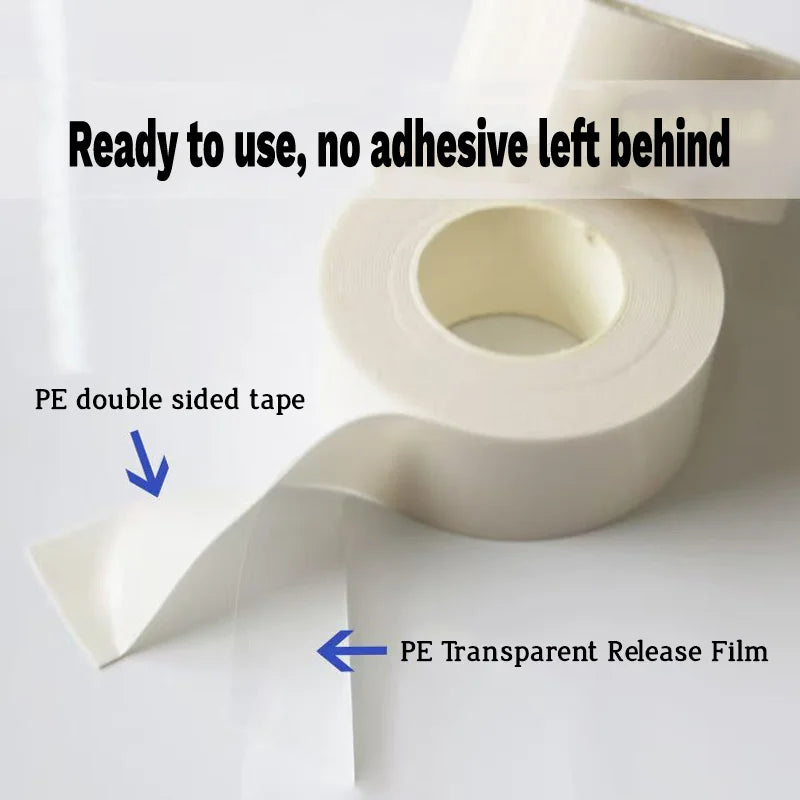 Nano Double-Sided Tape with Strong Adhesion Can Be Removed Without