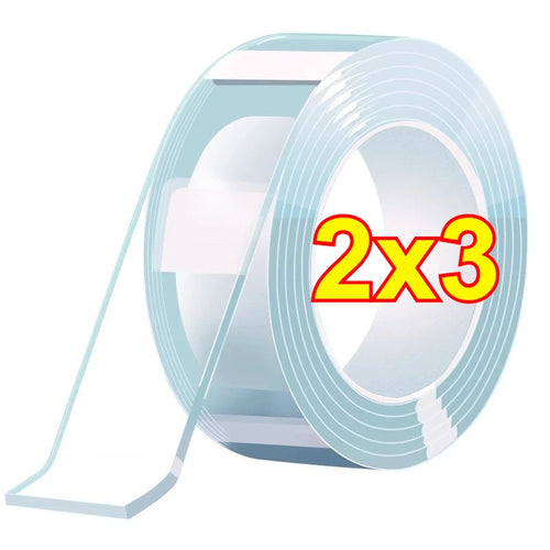 1M/2M/3/5M Transparent Nano Tape Washable and Reusable Double-sided