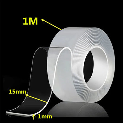 1M-5M Nano Double Sided Tape Heavy Duty Transparent Adhesive Strips