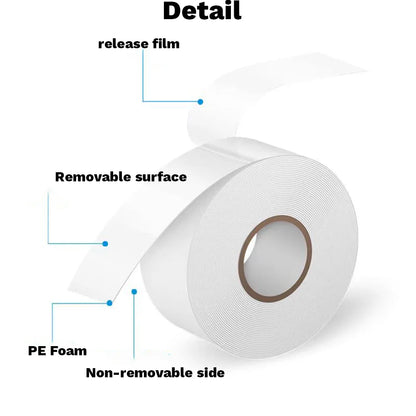 Nano Double-Sided Tape with Strong Adhesion Can Be Removed Without