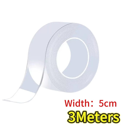 1/2/3/5m Nano Tape Double Sided Tape Transparent NoTrace Reusable