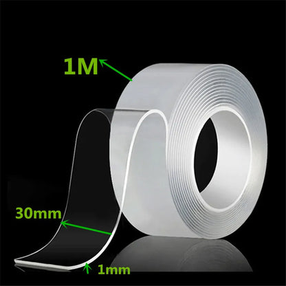 1M-5M Nano Double Sided Tape Heavy Duty Transparent Adhesive Strips