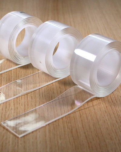 Waterproof Transparent Double Sided Nano Tape Reuse Home Tapes