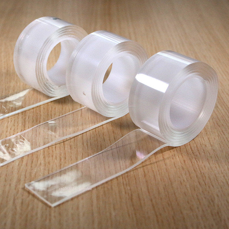 Waterproof Transparent Double Sided Nano Tape Reuse Home Tapes