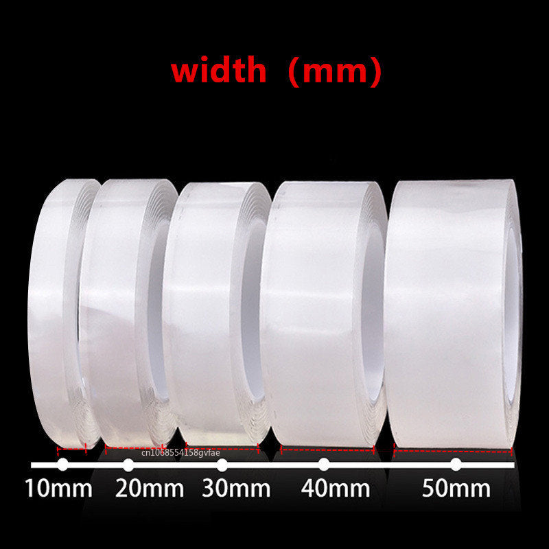 Waterproof Transparent Double Sided Nano Tape Reuse Home Tapes