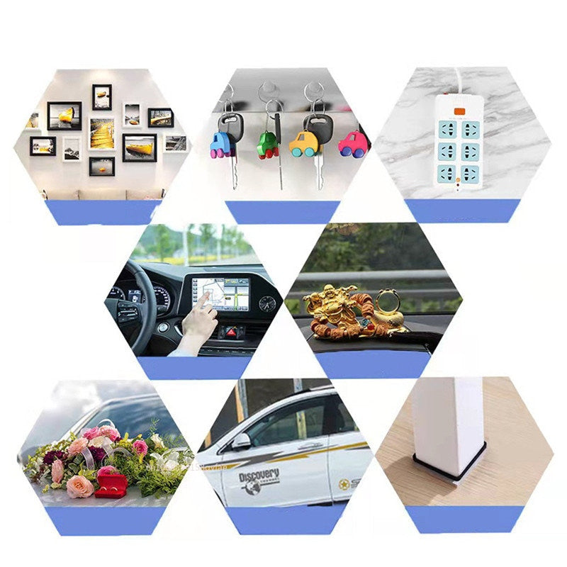Waterproof Transparent Double Sided Nano Tape Reuse Home Tapes